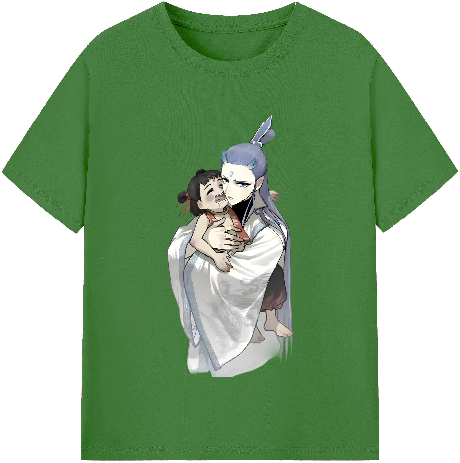 （画像用） Ne Zha 2 ナタ 魔童の大暴れ レディースカジュアルプリントTシャツ（綿100％）
